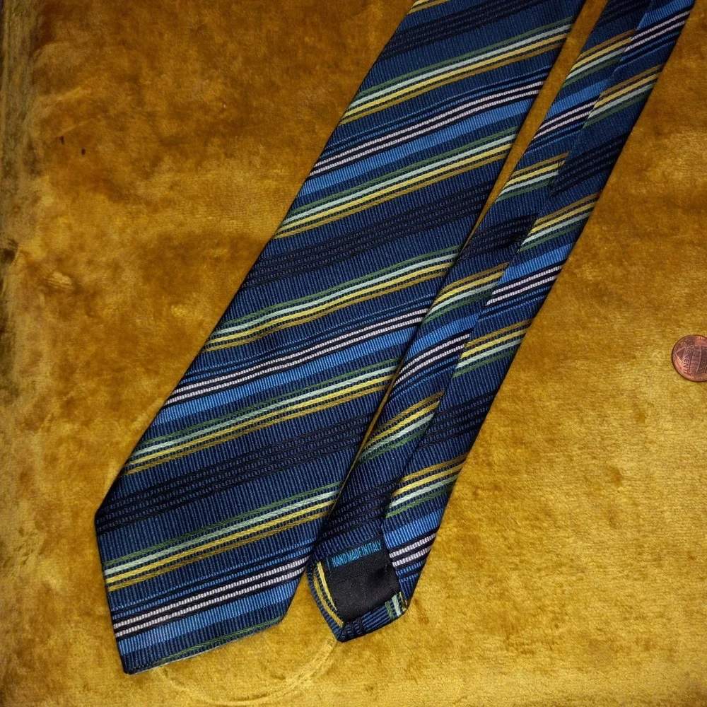 Ben Sherman Soho Navy Blue & multicolored Stripes 3.5